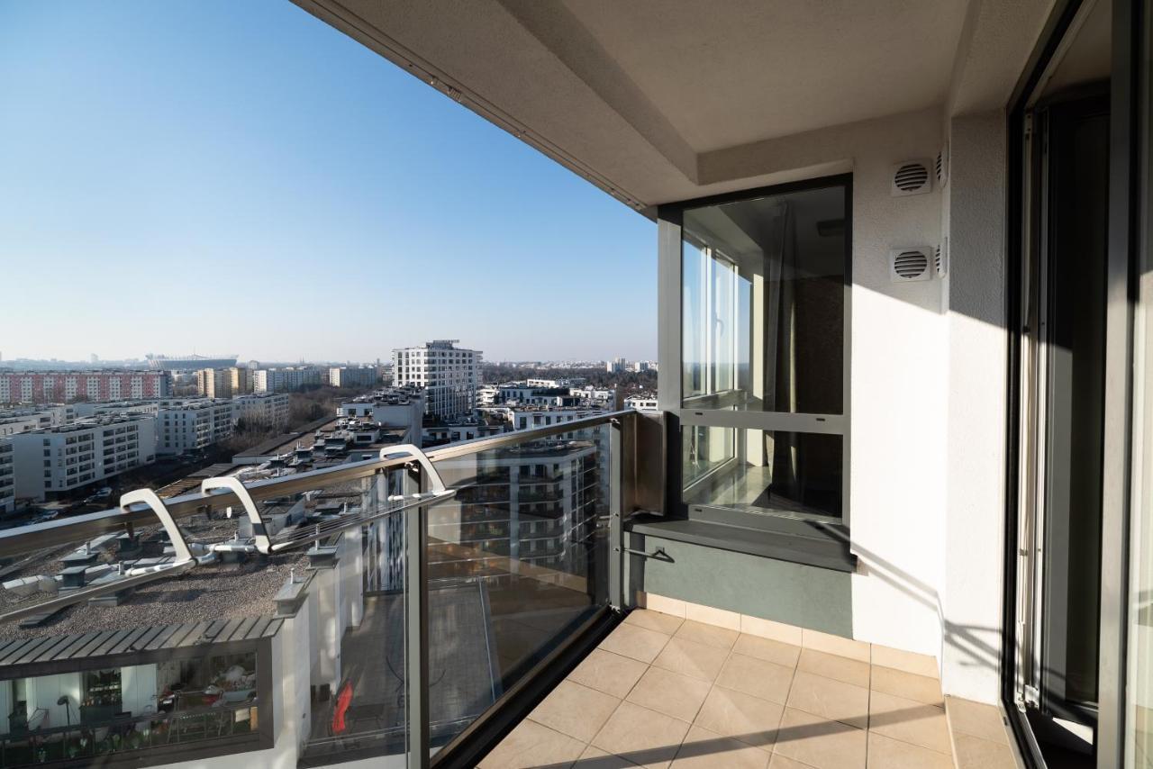 View Of The City Skyline Appartement Warschau